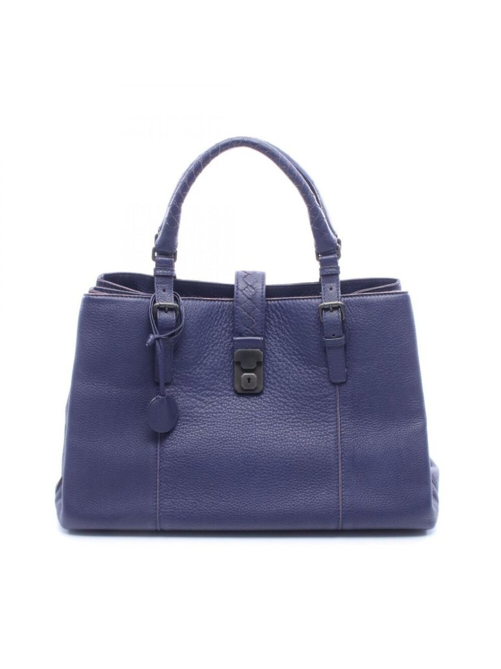 Bottega Veneta Handbag Rome Purple Leather Tote